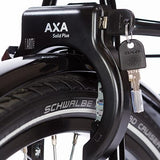 AXA Solid Plus Rear Wheel Lock with Plug-in