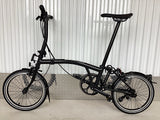 Brompton P-Line Urban Low Handlebar Midnight Black