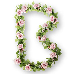 Basil Rose Garland Pink Urkai